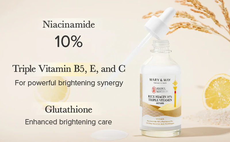 Mary & May Rice Niacin 10% Triple Vitamin Serum 80ml