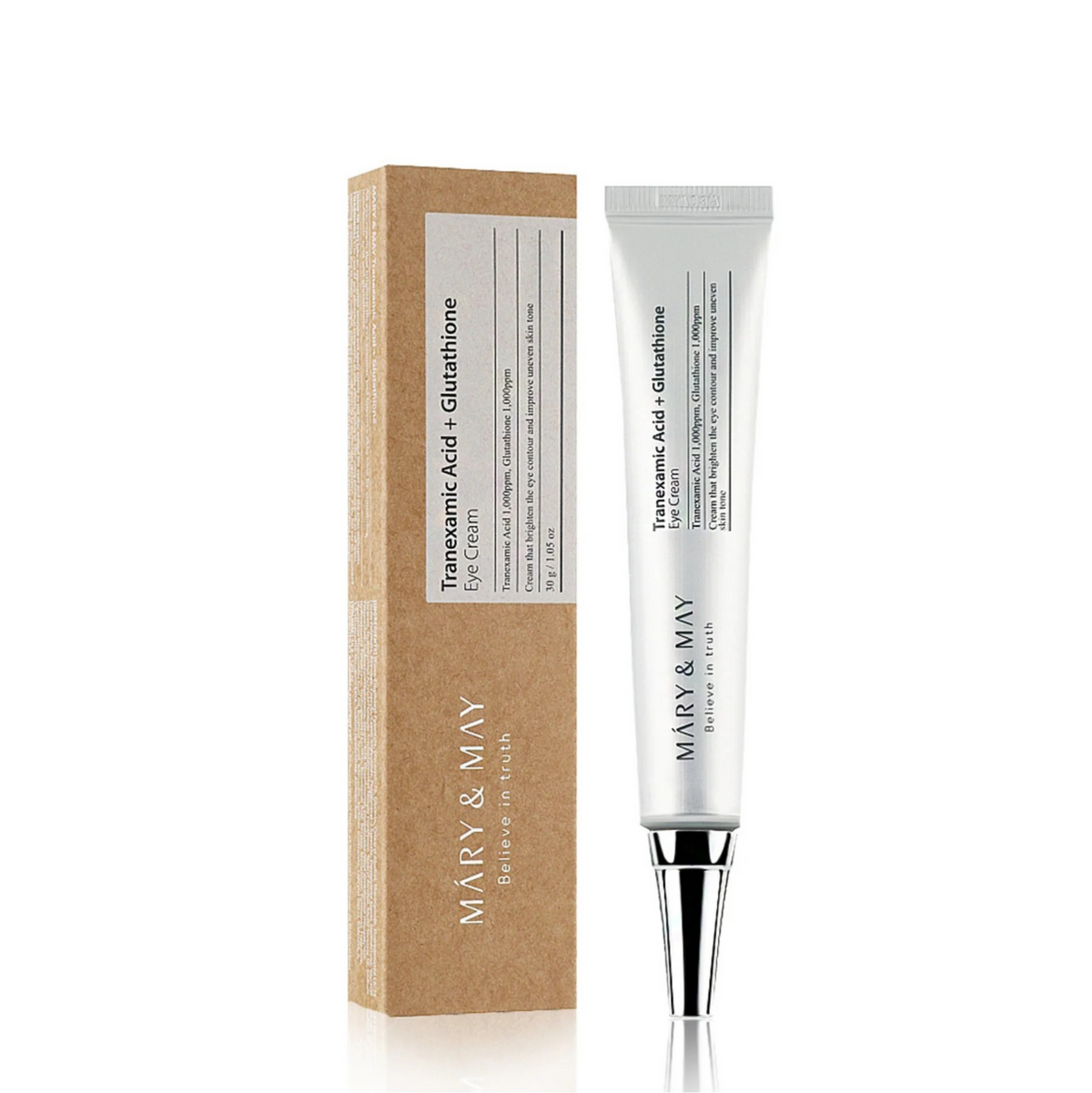 Mary & May Tranexamic Acid + Gluthathione Eye Cream 30g Mary & May Tranexamic Acid + Gluthathione Eye Cream 30g