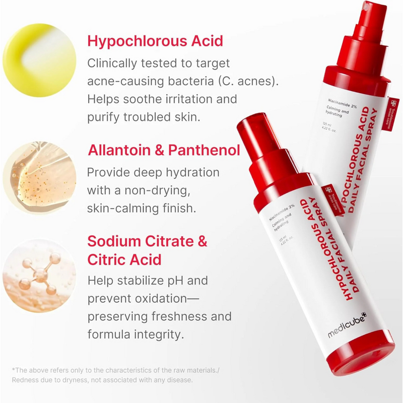 Medicube Hypochlorous Acid Daily Facial Spray 125ml