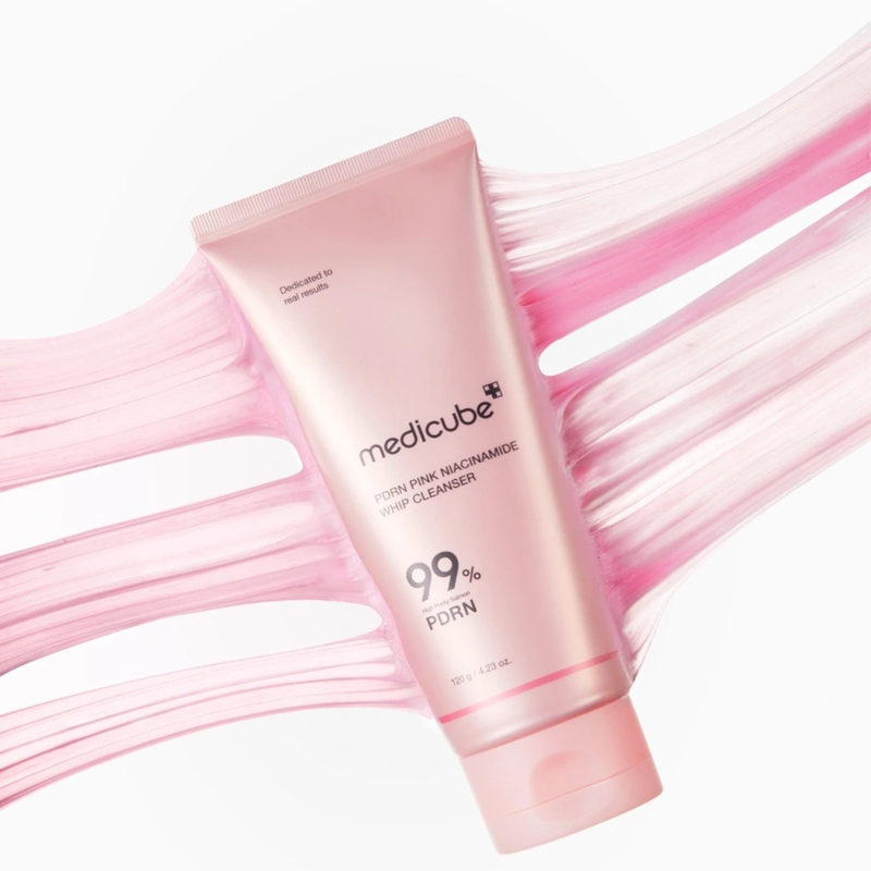 Medicube PDRN Pink Niacinamide Whip Cleanser 120g