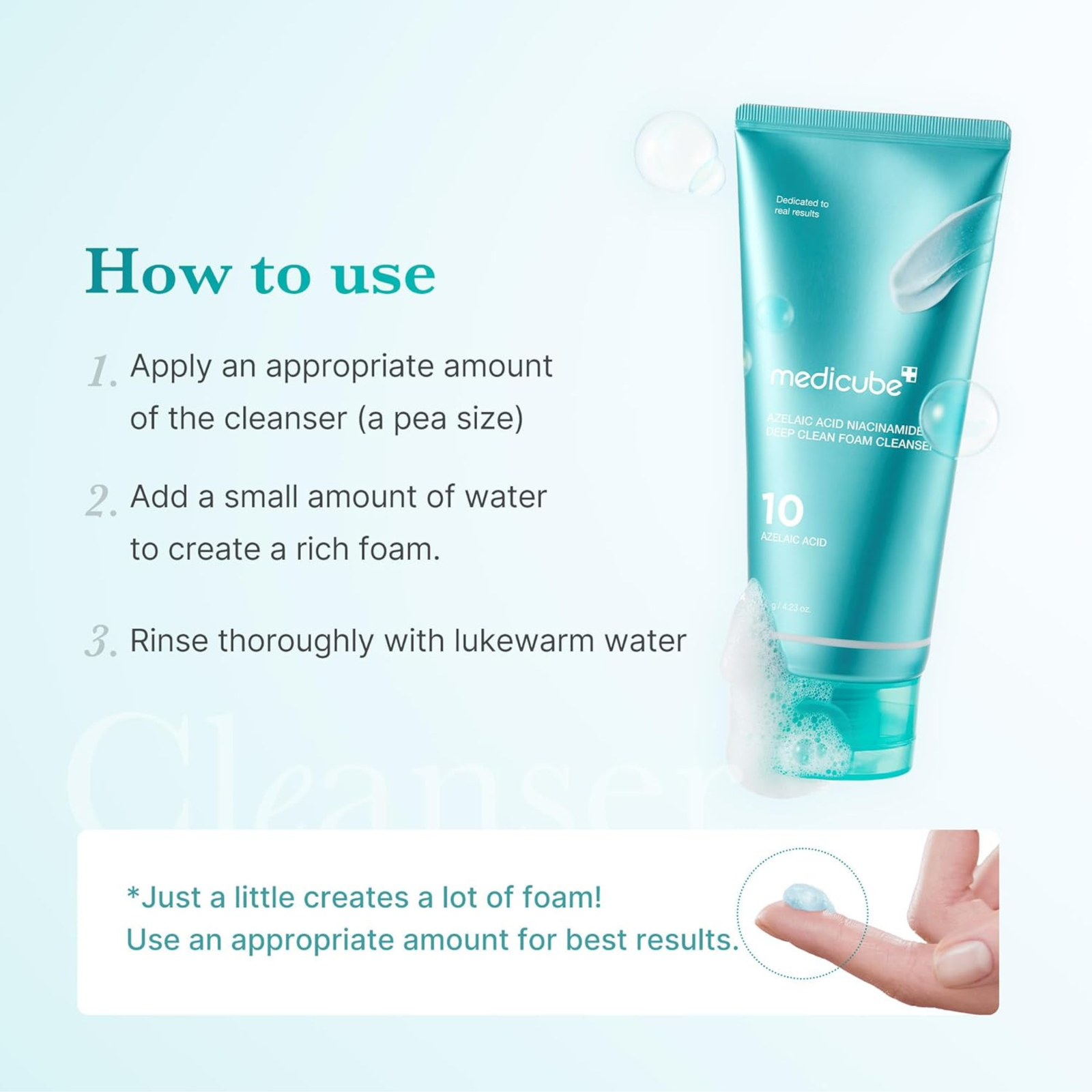 Medicube Azelaic Acid Niacinamide Deep Clean Foam Cleanser 120g | Cleansers Medicube Azelaic Acid Niacinamide Deep Clean Foam Cleanser 120g | Cleansers