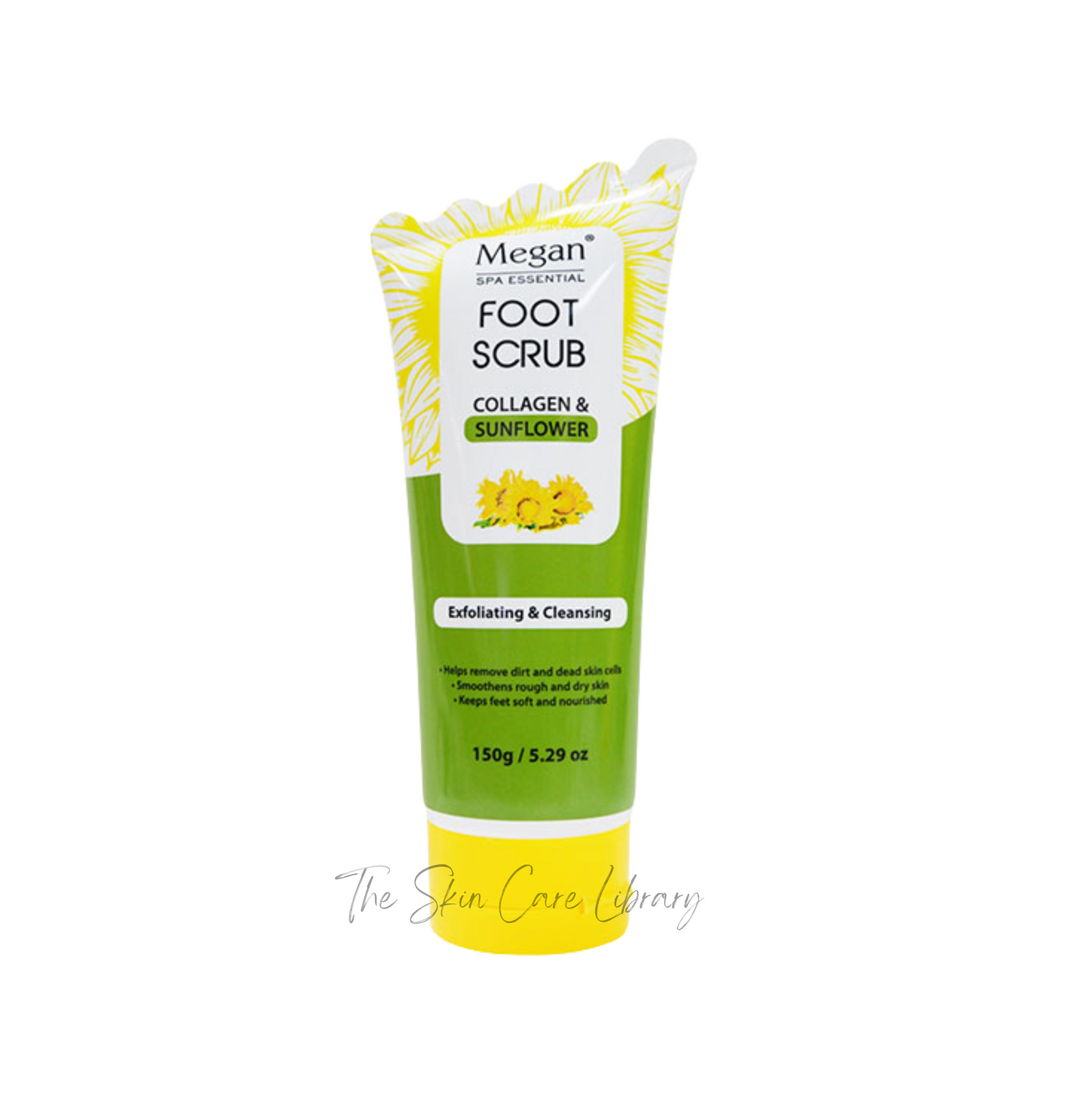 Megan Foot Scrub Collagen & Sunflower 150g | Foot Soak and Scrub Megan Foot Scrub Collagen & Sunflower 150g | Foot Soak and Scrub
