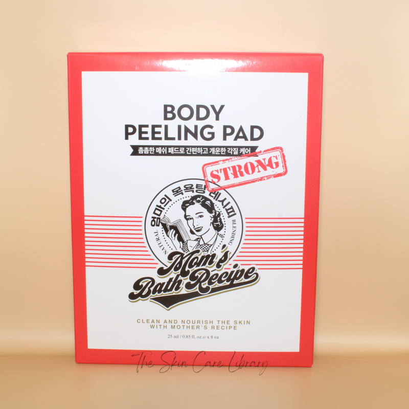 Mom's Bath Recipe Body Peeling Pad Strong