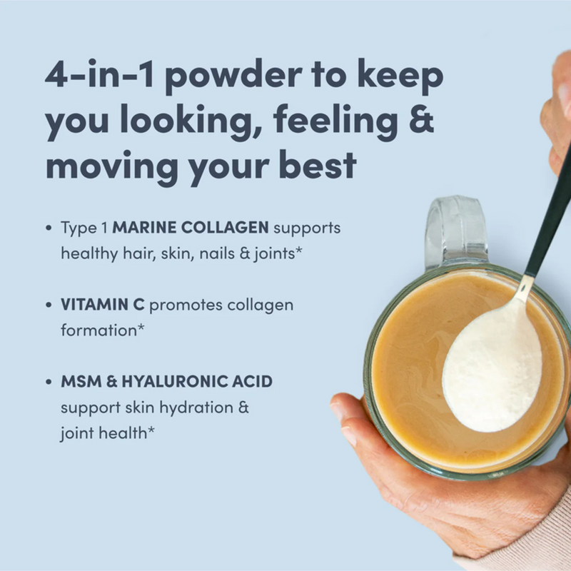 Neocell Marine Collagen Peptides +Hyaluronic Acid, MSM & Vitamin C Powder 200g