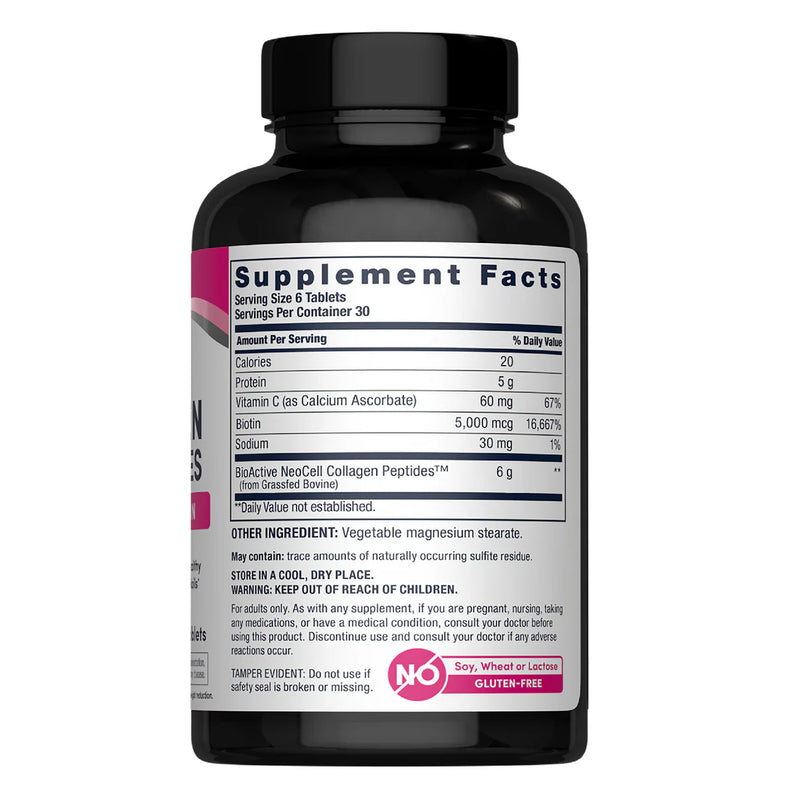 NeoCell Grassfed Collagen Peptides + Vitamin C & Biotin