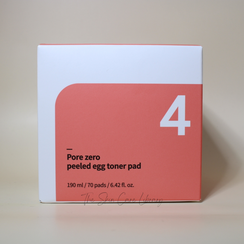 Numbuzin No. 4 Pore Zero Peeled Egg Toner Pad 70 pads