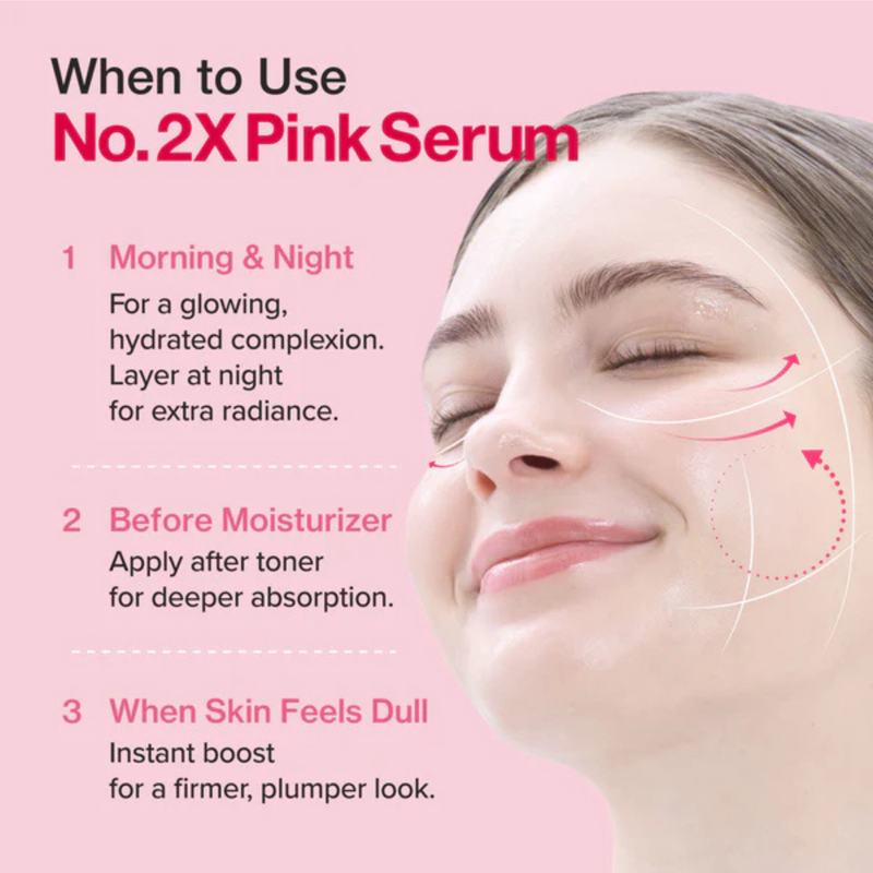 Numbuzin No. 2 Rose PDRN Collagen 2X Plumping Serum 30ml