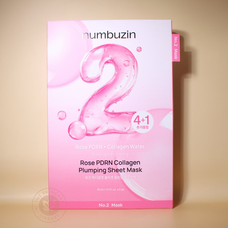 Numbuzin No. 2 Rose PDRN Collagen Plumping Sheet Mask