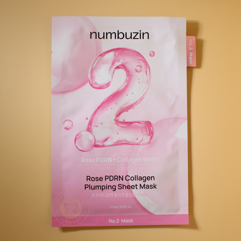 Numbuzin No. 2 Rose PDRN Collagen Plumping Sheet Mask