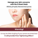 Numbuzin No. 3 Tingle-Pore Softening Sheet Mask