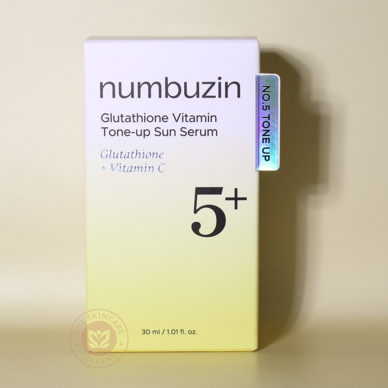 Numbuzin No. 5+ Glutathione Vitamin Tone-up Sun Serum SPF50 30ml Numbuzin No. 5+ Glutathione Vitamin Tone-up Sun Serum SPF50 30ml