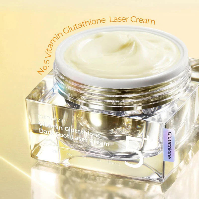 african glutathione whitening night cream Numbuzin No. 5+ Vitamin Glutathione Dark Spot Laser Cream 50ml