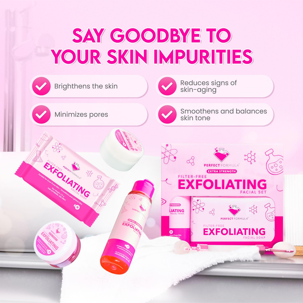 Perfect Face Formula Perfect Formula Extra Strength Filter-Free Exfoliating Facial Set