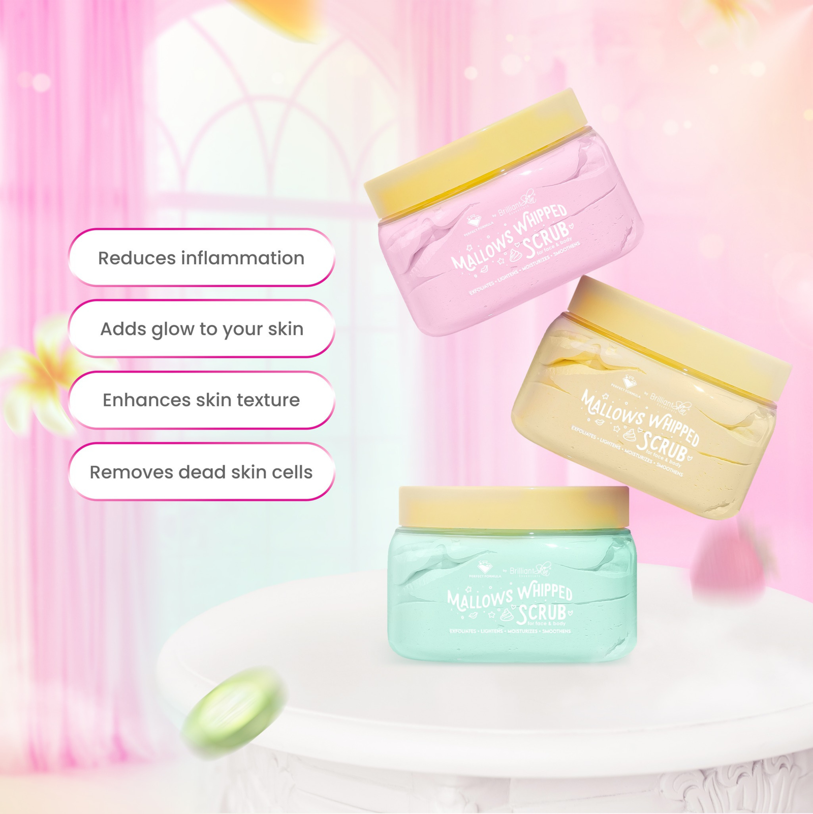 Perfect Formula Mallows Whipped Scrub for Face & Body 250g | Body Scrub Perfect Formula Mallows Whipped Scrub for Face & Body 250g | Body Scrub