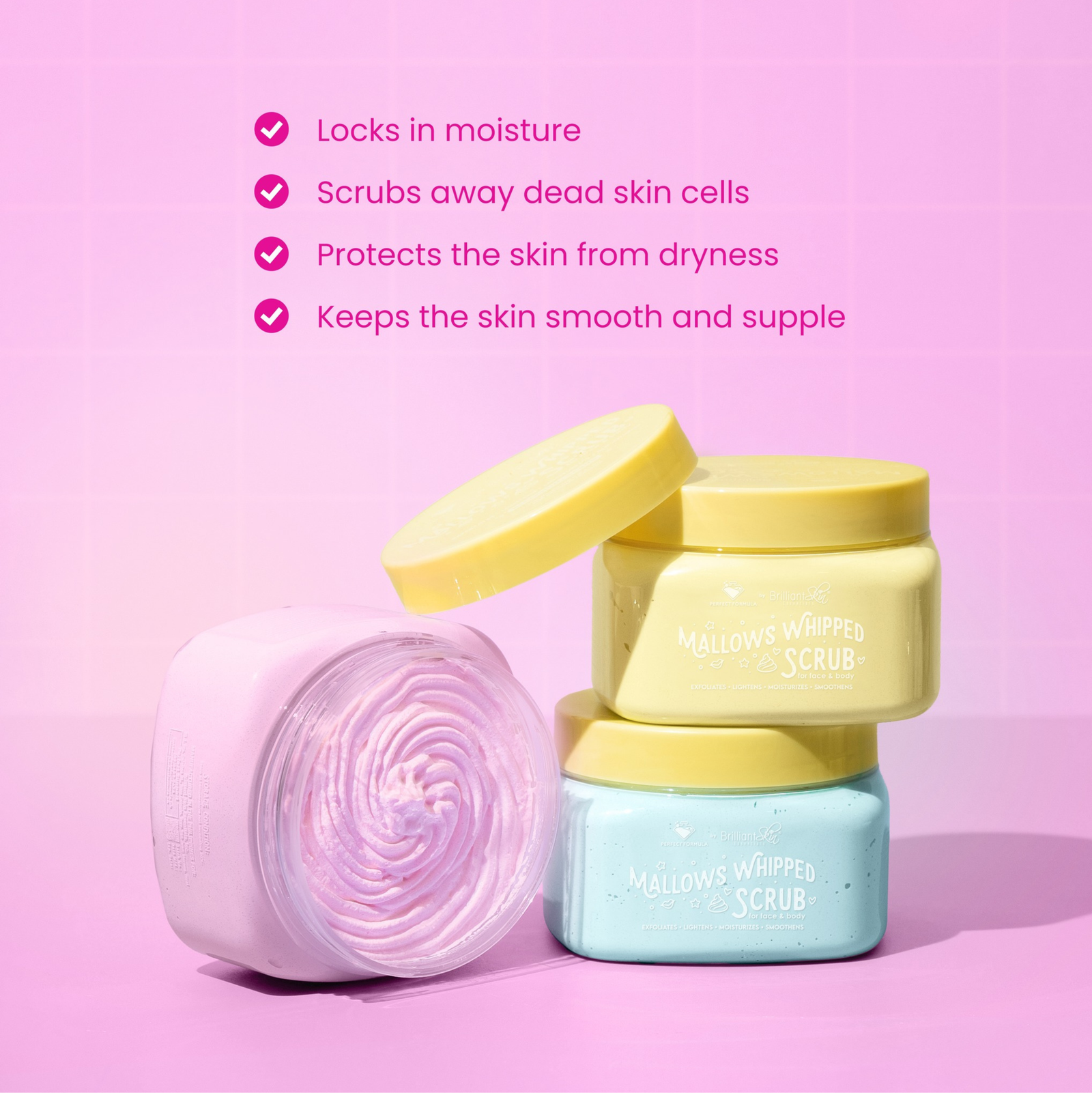 Perfect Formula Mallows Whipped Scrub for Face & Body 250g | Body Scrub Perfect Formula Mallows Whipped Scrub for Face & Body 250g | Body Scrub