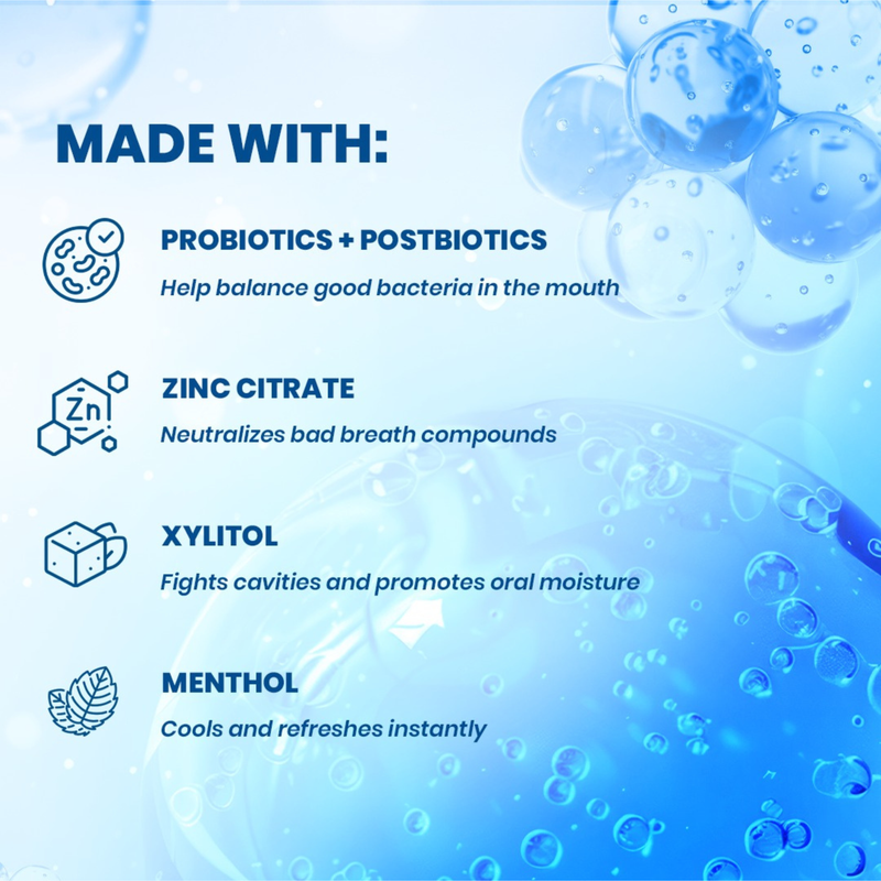 Perfect Smile Probiotic + Postbiotic Antibacterial Breath Spray 15ml