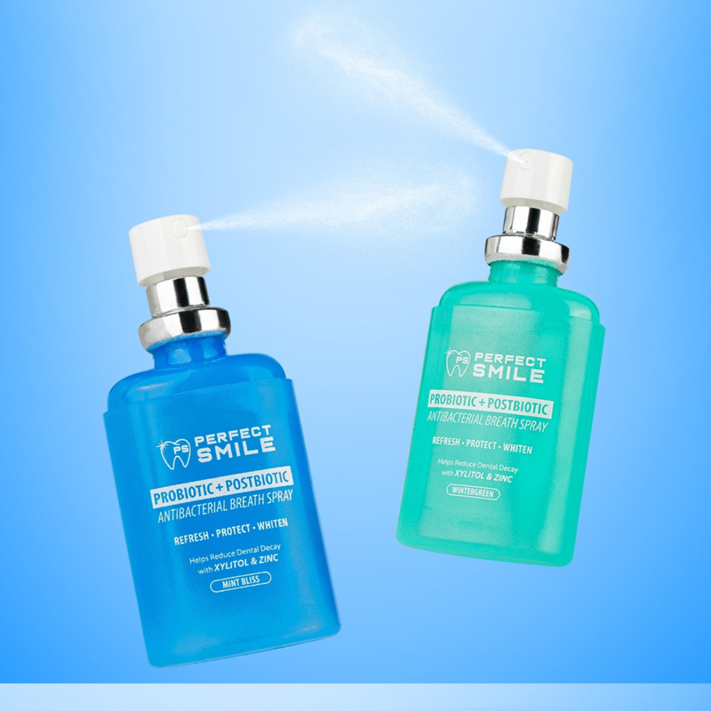 Perfect Smile Probiotic + Postbiotic Antibacterial Breath Spray 15ml