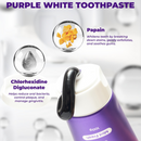Perfect Smile Purple White Stain Removing Antibacterial Toothpaste Mint Fresh 100g x 2 Tubes