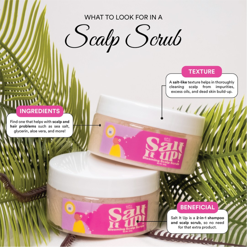 Puff & Bloom Salt It Up! Blooming Scalp Scrub 300g