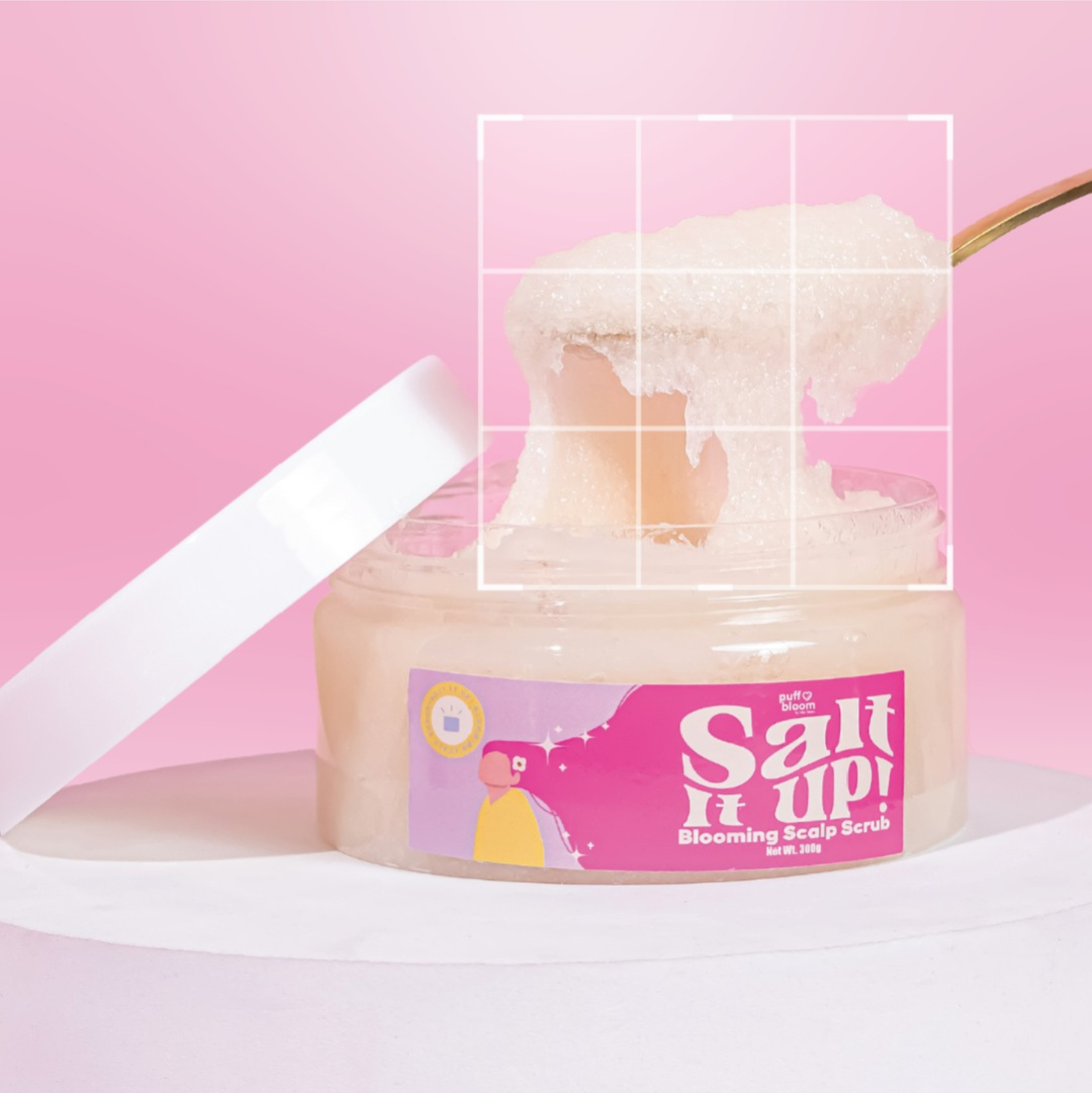 Puff & Bloom Salt It Up! Blooming Scalp Scrub 300g | Scalp Scrub Puff & Bloom Salt It Up! Blooming Scalp Scrub 300g | Scalp Scrub