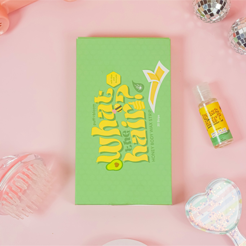 Puff & Bloom What The Hair? Honey Body Wax Strip 20 Strips