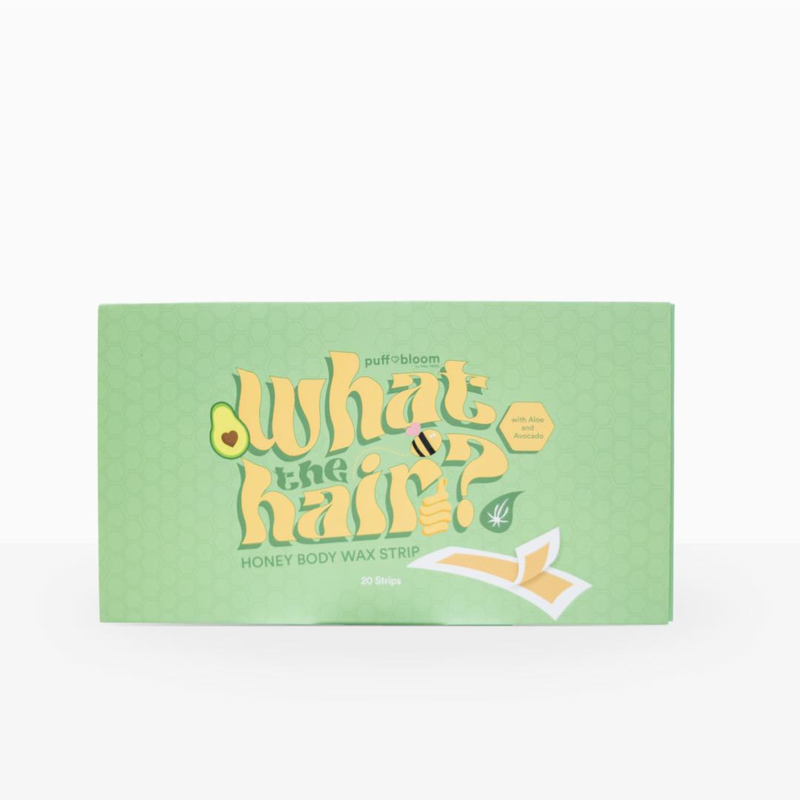 Puff & Bloom What The Hair? Honey Body Wax Strip 20 Strips