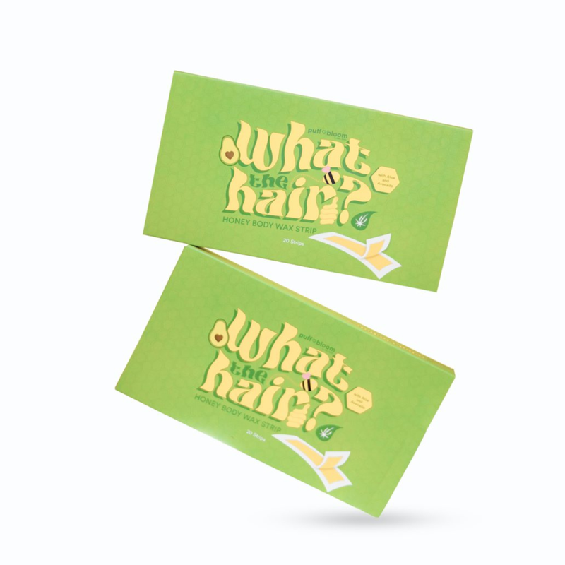 Puff & Bloom What The Hair? Honey Body Wax Strip 20 Strips