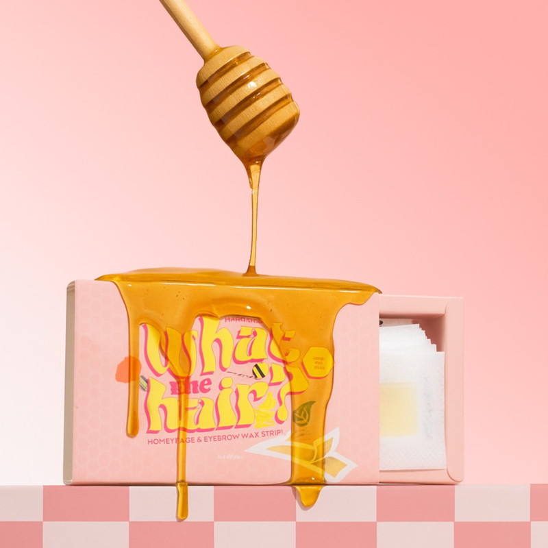 Puff & Bloom What The Hair? Honey Face & Eyebrow Wax Strip 40 Strips