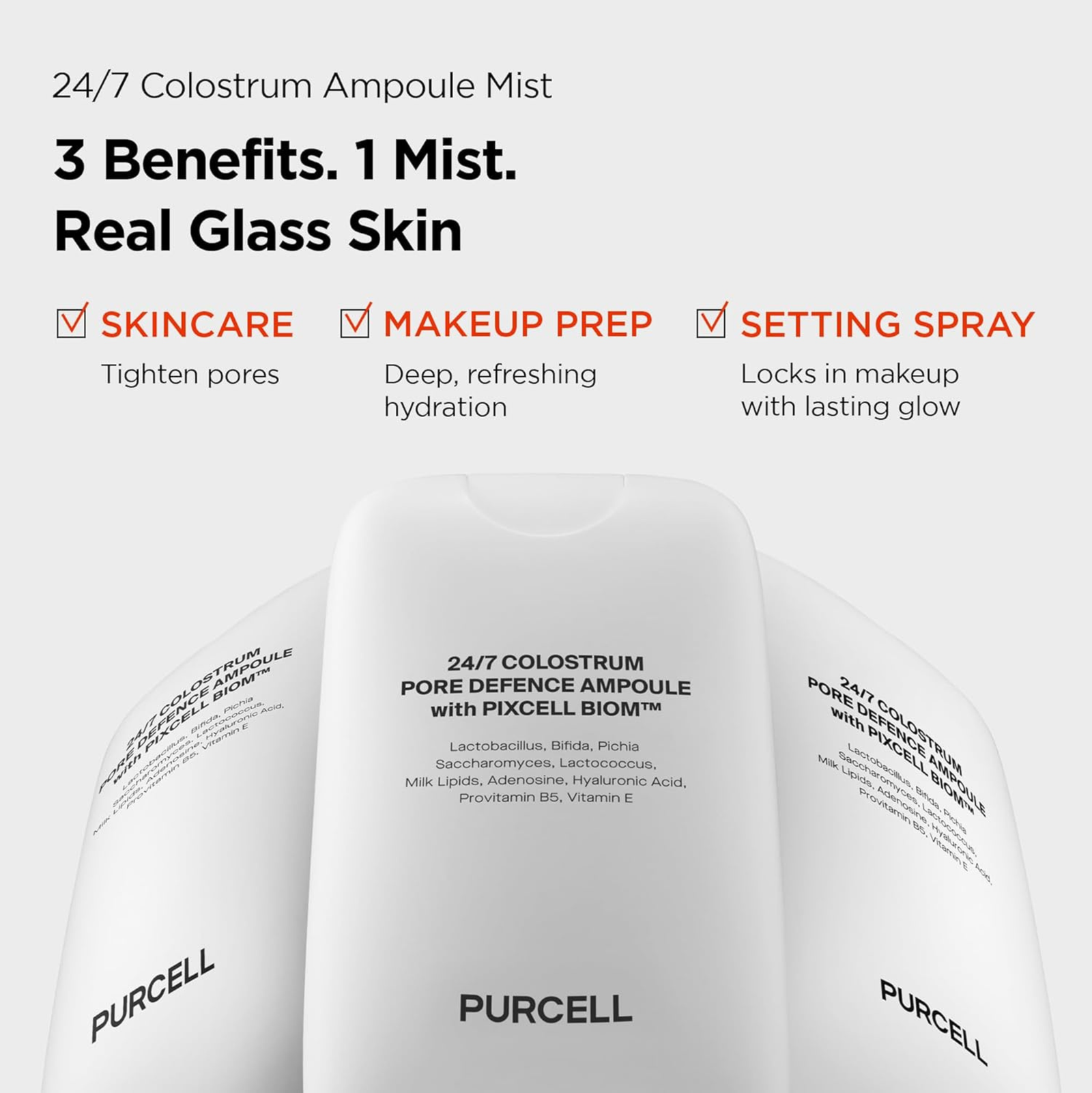 Purcell 24/7 Colostrum Pore Defence Ampoule 55ml | Face Mist Purcell 24/7 Colostrum Pore Defence Ampoule 55ml | Face Mist