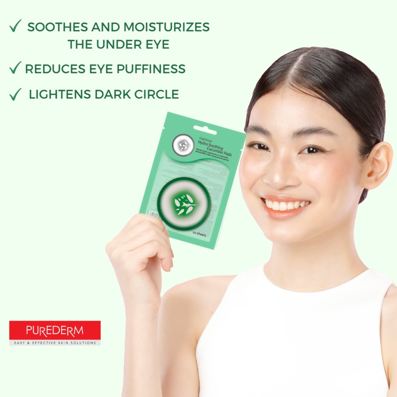 Purederm Hydro Soothing Cucumber Pads 10 Sheets