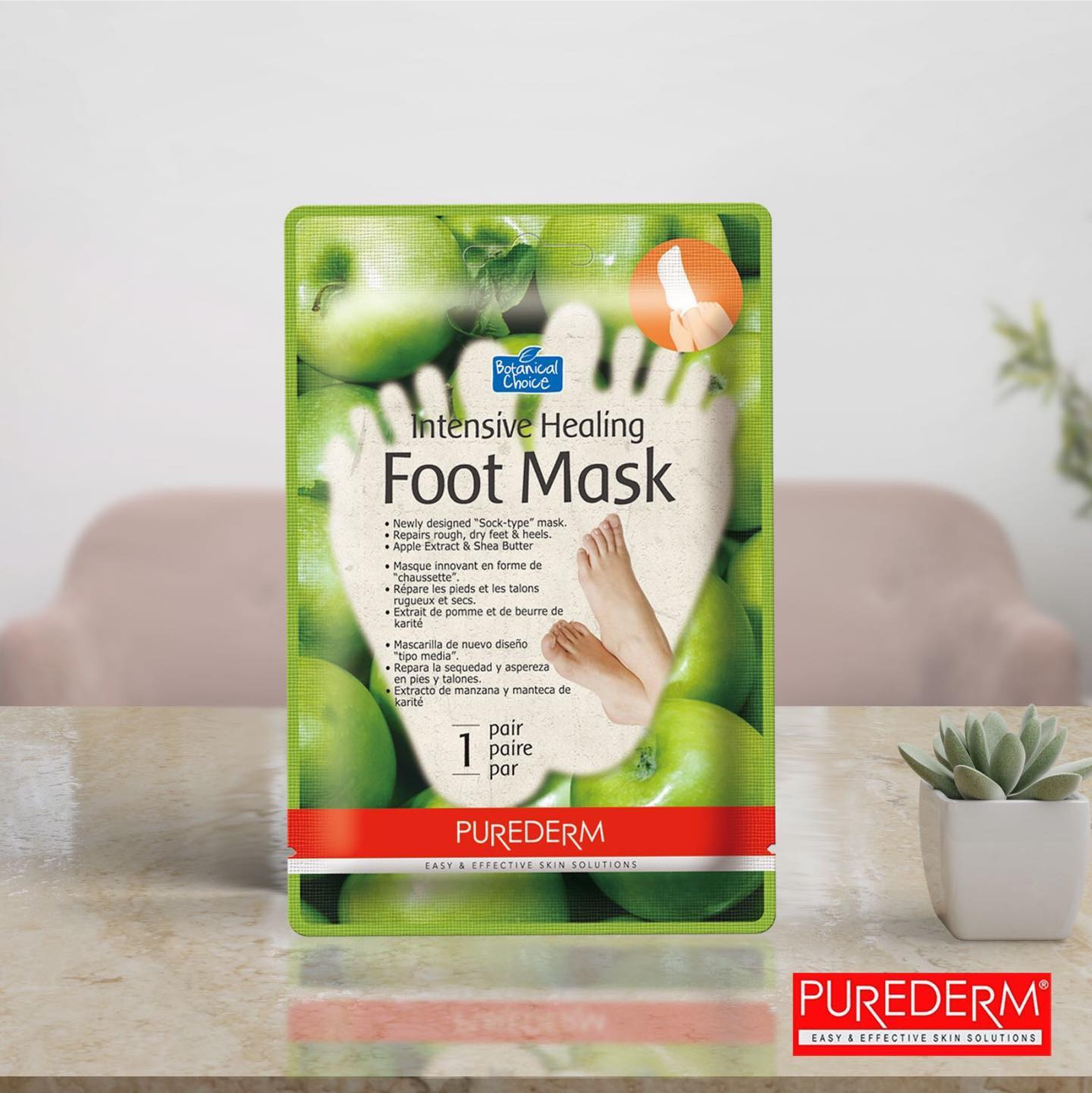 Purederm Intensive Healing Foot Mask 1 Pair | Foot Mask Purederm Intensive Healing Foot Mask 1 Pair | Foot Mask