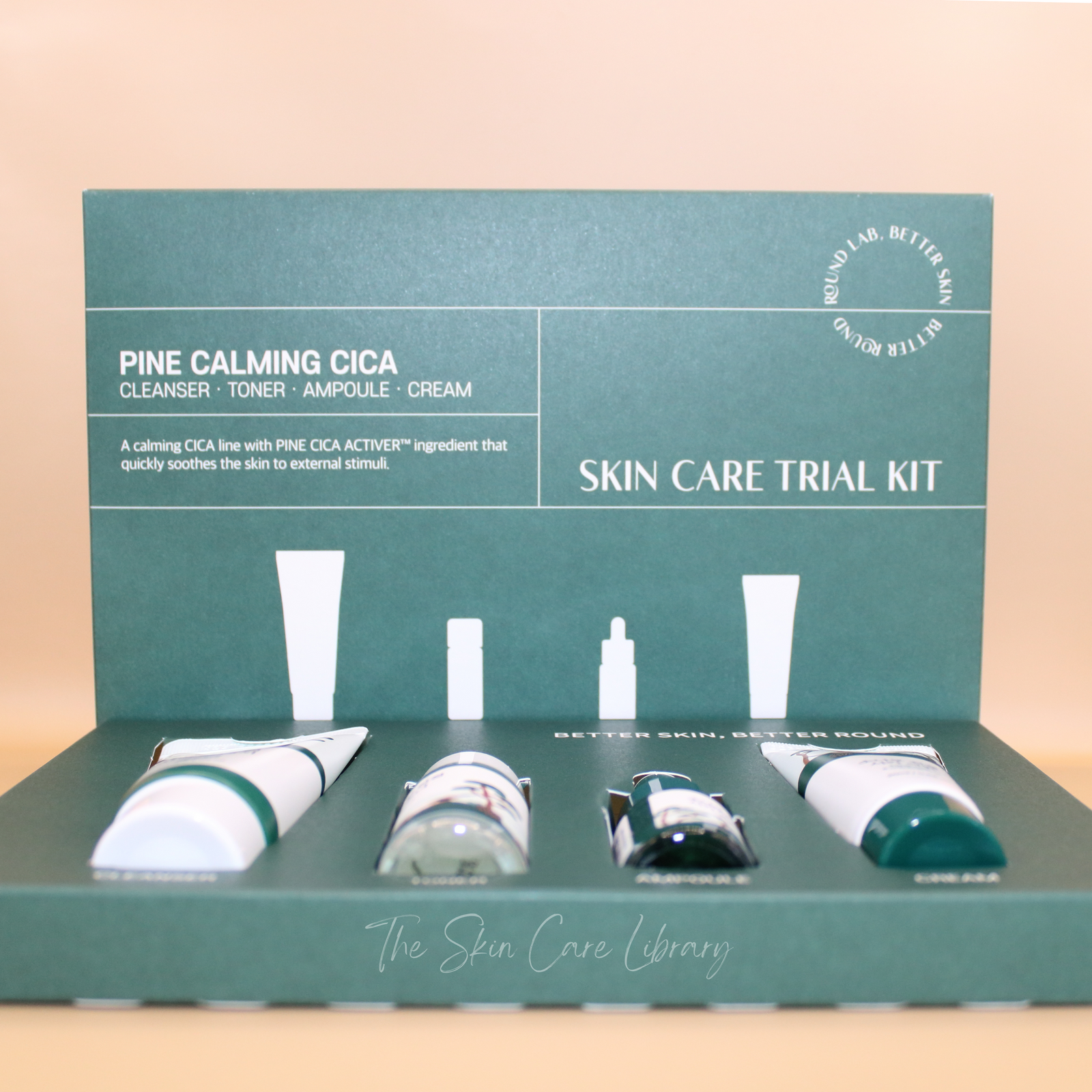 Round Lab Pine Calming Cica Trial Kit | Set and Kit Round Lab Pine Calming Cica Trial Kit | Set and Kit