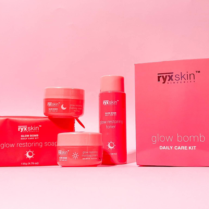Ryxskin Sincerity Glow Bomb Daily Care Kit