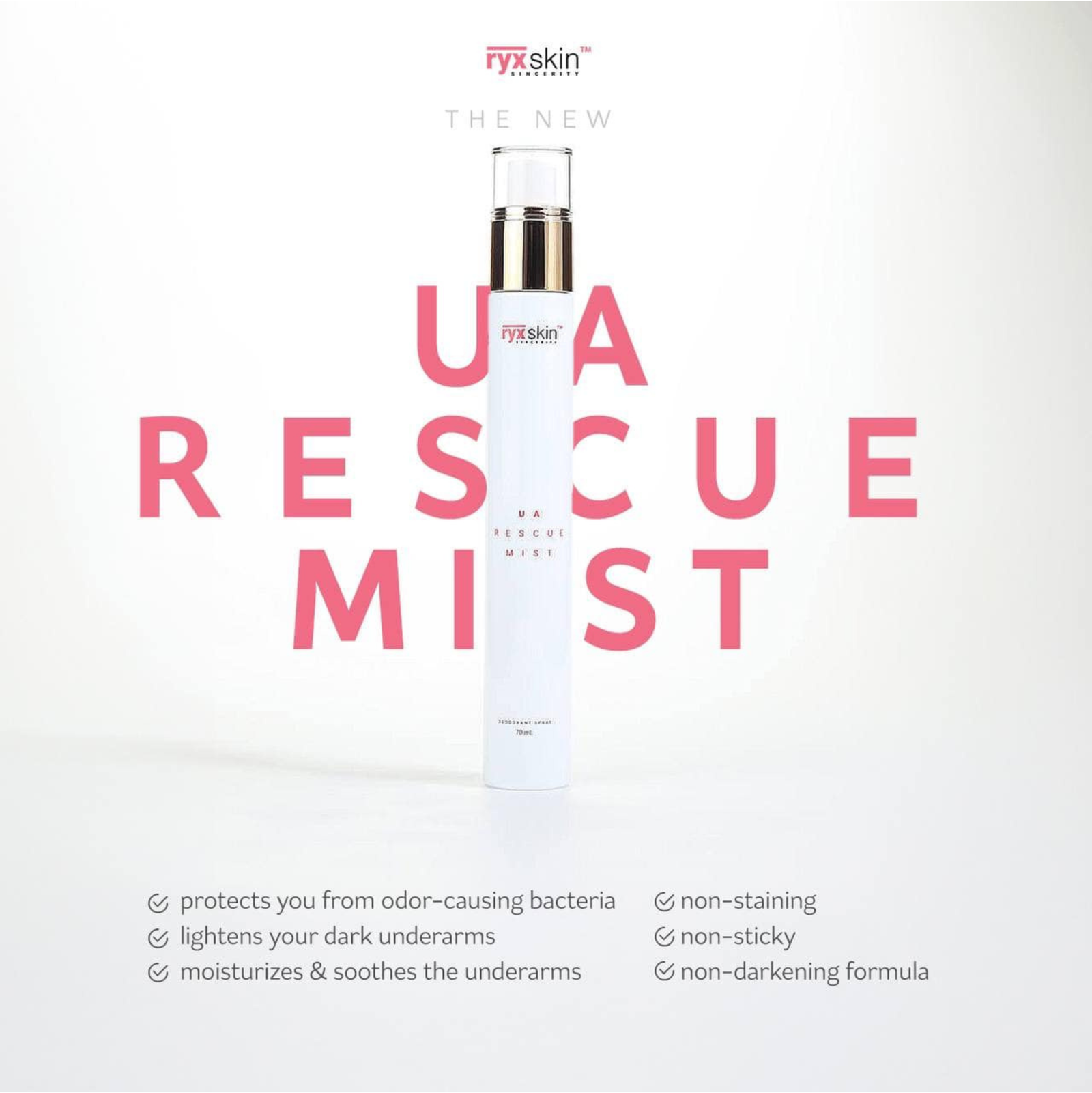 Ryxskin Sincerity UA Rescue Mist Deodorant Spray 70ml | Deodorant Ryxskin Sincerity UA Rescue Mist Deodorant Spray 70ml | Deodorant