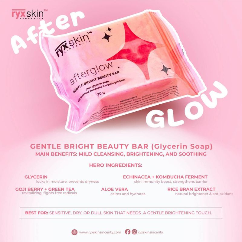 Ryxskin Sincerity Afterglow Gentle Bright Beauty Bar 70g