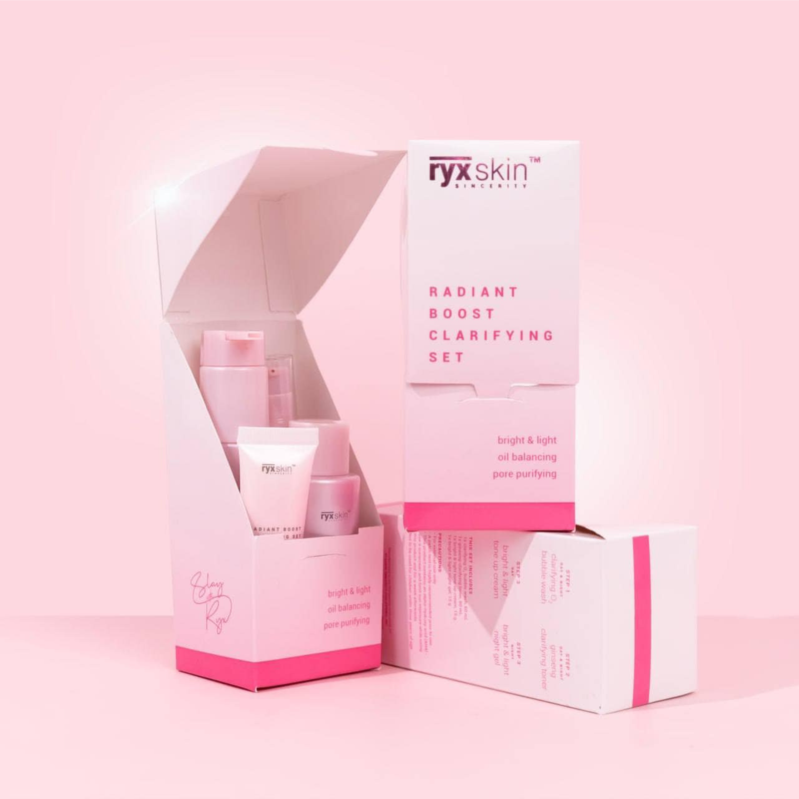 Ryxskin Sincerity Radiant Boost Clarifying Set | Set and Kit Ryxskin Sincerity Radiant Boost Clarifying Set | Set and Kit