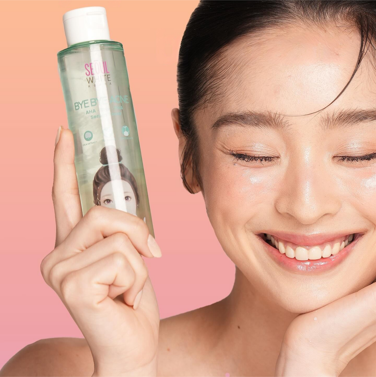 Seoul White Korea Bye Bye Acne AHA BHA PHA Serum Toner 150ml | Toners
