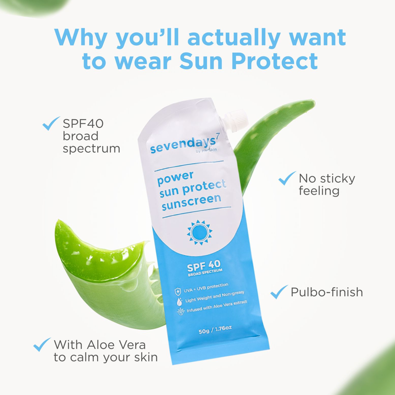 Sevendays by HerSkin Power Sun Protect Sunscreen SPF40 50g