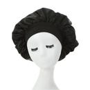 Silk Bonnet Sleeping Cap Black 1pc