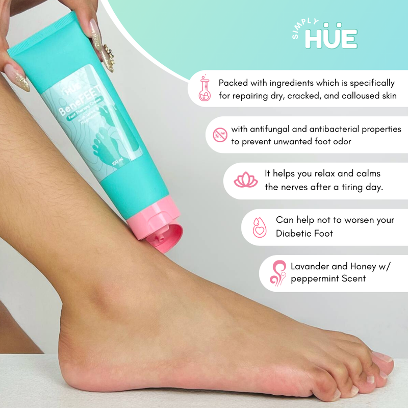 Simply Hue BeneFEET Foot Therapy Cream with Urea and Magnesium 100ml