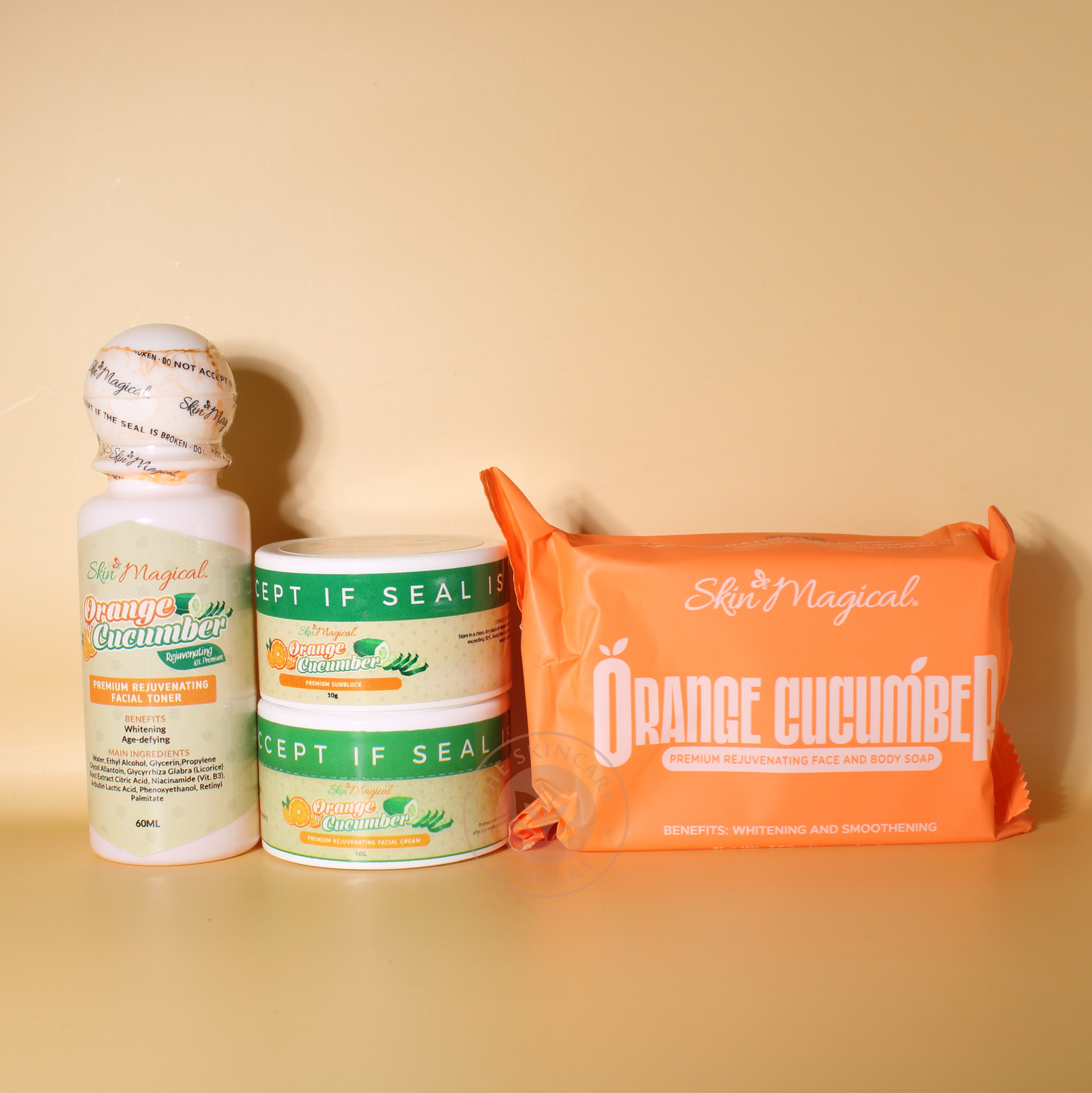 Skin Magical Orange Cucumber Rejuvenating Kit Premium | Set and Kit Skin Magical Orange Cucumber Rejuvenating Kit Premium | Set and Kit
