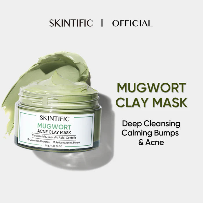 Skintific Mugwort Acne Clay Mask 55g