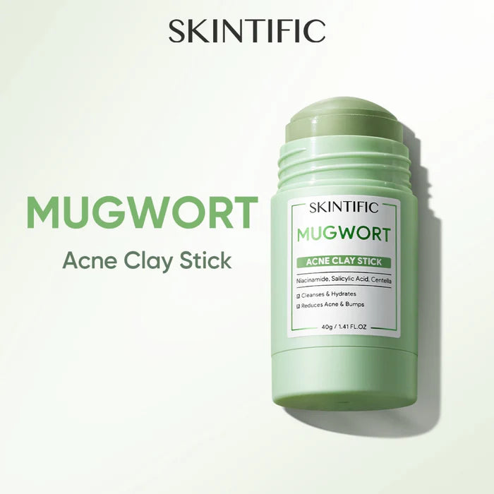 Skintific Mugwort Acne Clay Stick 40g