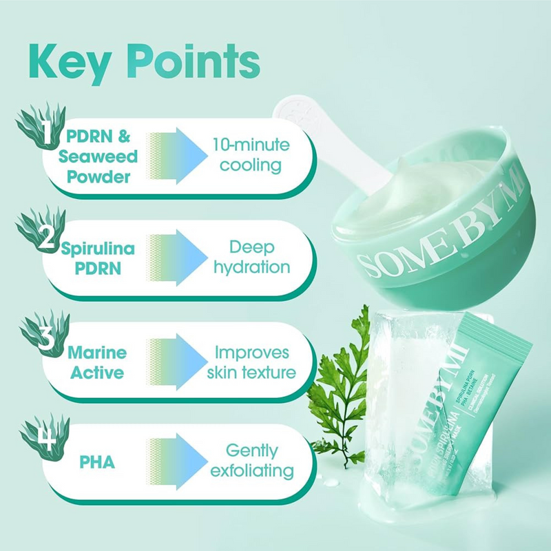 Some by Mi PDRN Spirulina Soothing Sherbet Mask 1g x 10 Sticks