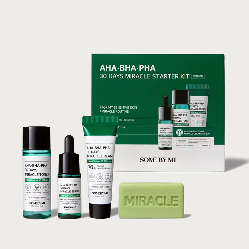 Some by Mi AHA, BHA, PHA 30 Days Miracle Starter Kit Edition | Set and Kit Some by Mi AHA, BHA, PHA 30 Days Miracle Starter Kit Edition | Set and Kit