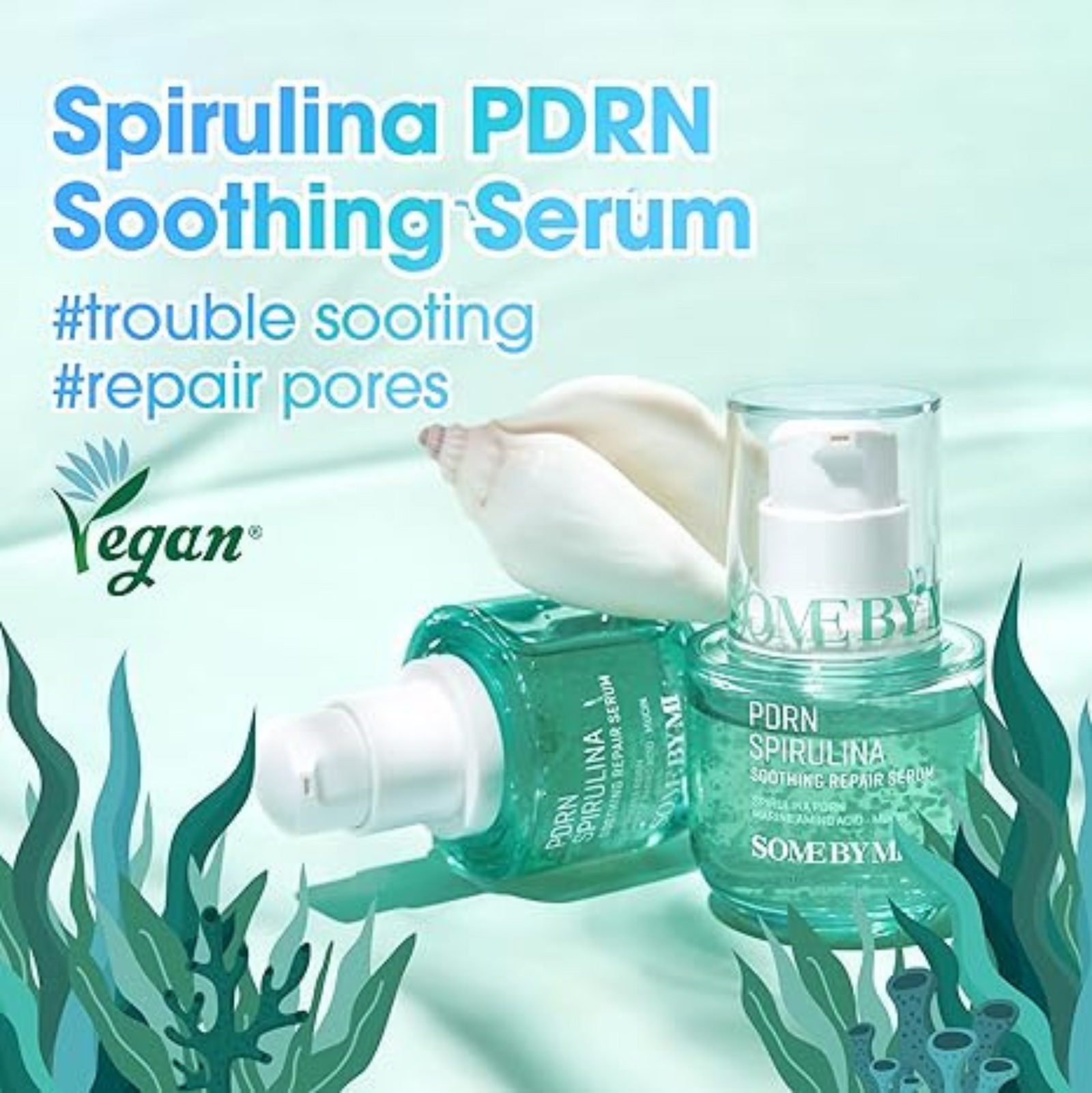 Some by Mi PDRN Spirulina Soothing Repair Serum 50ml | Serum Some by Mi PDRN Spirulina Soothing Repair Serum 50ml | Serum