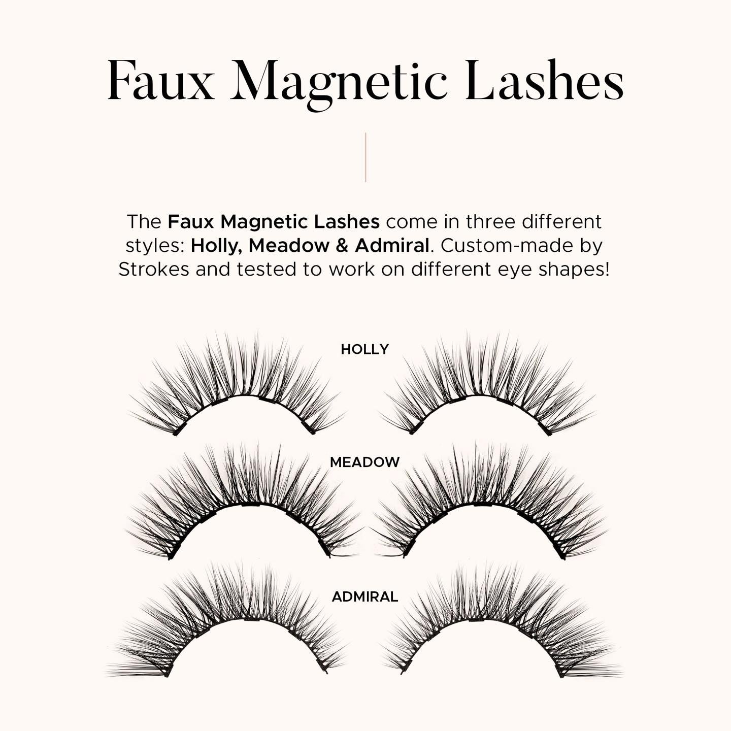 Strokes Beauty Lab Faux Magnetic Lashes 1 pair | False Eyelashes Strokes Beauty Lab Faux Magnetic Lashes 1 pair | False Eyelashes