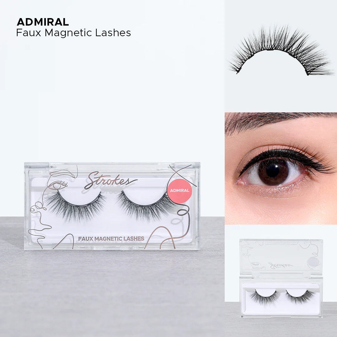 Strokes Beauty Lab Faux Magnetic Lashes 1 pair | False Eyelashes Strokes Beauty Lab Faux Magnetic Lashes 1 pair | False Eyelashes