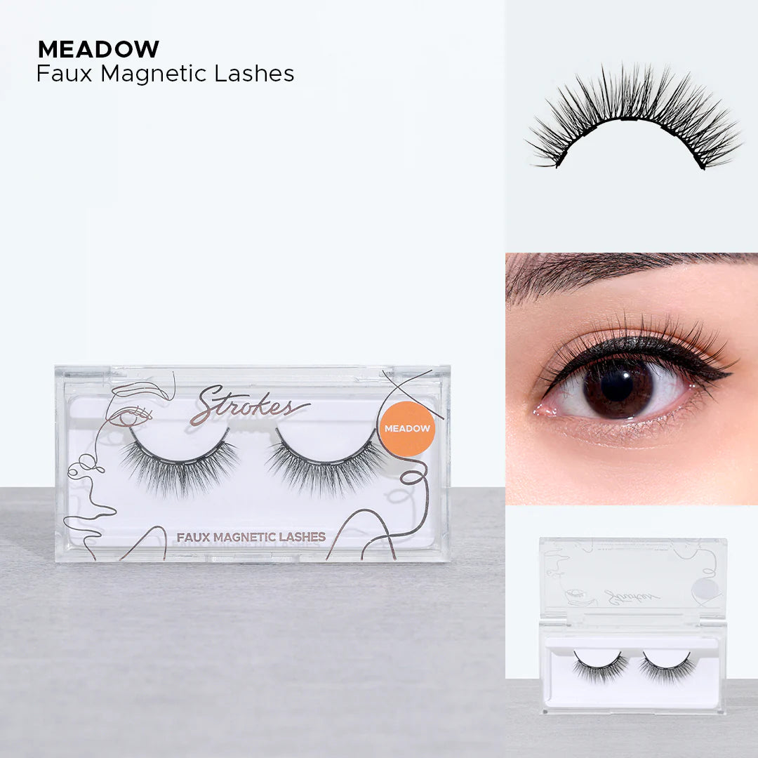 Strokes Beauty Lab Faux Magnetic Lashes 1 pair | False Eyelashes Strokes Beauty Lab Faux Magnetic Lashes 1 pair | False Eyelashes