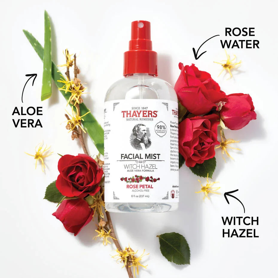 Thayers Rose Petal Facial Mist 237ml | Face Mist Thayers Rose Petal Facial Mist 237ml | Face Mist
